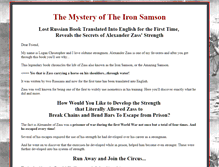 Tablet Screenshot of ironsamson.com